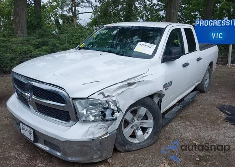 2019 Ram 1500 Classic Tradesman 4X4 6'4 Box z USA, uszkodzony, nr VIN 1C6RR7FT4KS673377